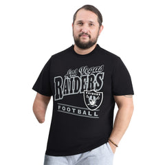 Las Vegas Raiders G-III Sports by Carl Banks Adaptive Headliner Graphic T-Shirt Black