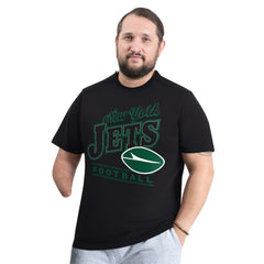 New York Jets G-III Sports by Carl Banks Adaptive Headliner Graphic T-Shirt Black