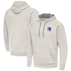 NHL New York Rangers Antigua Victory Pullover Hoodie - Cream