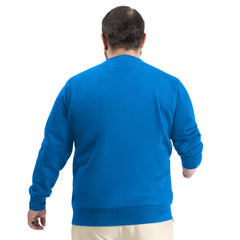 Detroit Lions G-III Sports by Carl Banks Adaptive Headliner Team Name Graphic Fleece Pullover Sweatshirt Blue
