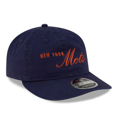 New York Mets New Era x thisisneverthat Retro Crown 9FIFTY Adjustable Hat - Navy Hats