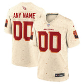 NFL Arizona Cardinals 2025 Rivalries Collection Custom Game Jersey - Natural