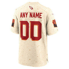 NFL Arizona Cardinals 2025 Rivalries Collection Custom Game Jersey - Natural
