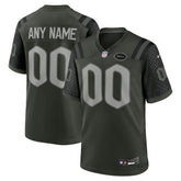 NFL New York Jets 2025 Rivalries Collection Custom Game Jersey - Gotham Green