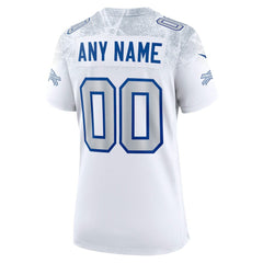 Buffalo Bills Women's 2025 Rivalries Collection Custom Game Jersey White