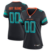 Miami Dolphins Women's 2025 Rivalries Collection Custom Game Jersey Pitch Blue