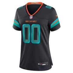 NFL Miami Dolphins Women's 2025 Rivalries Collection Custom Game Jersey - Pitch Blue