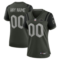 NFL New York Jets Women's 2025 Rivalries Collection Custom Game Jersey - Gotham Green