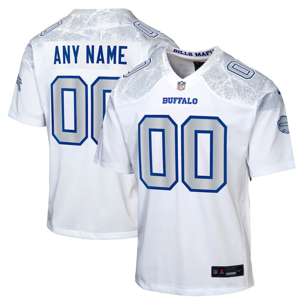 NFL Buffalo Bills Youth 2025 Rivalries Collection Custom Game Jersey - White