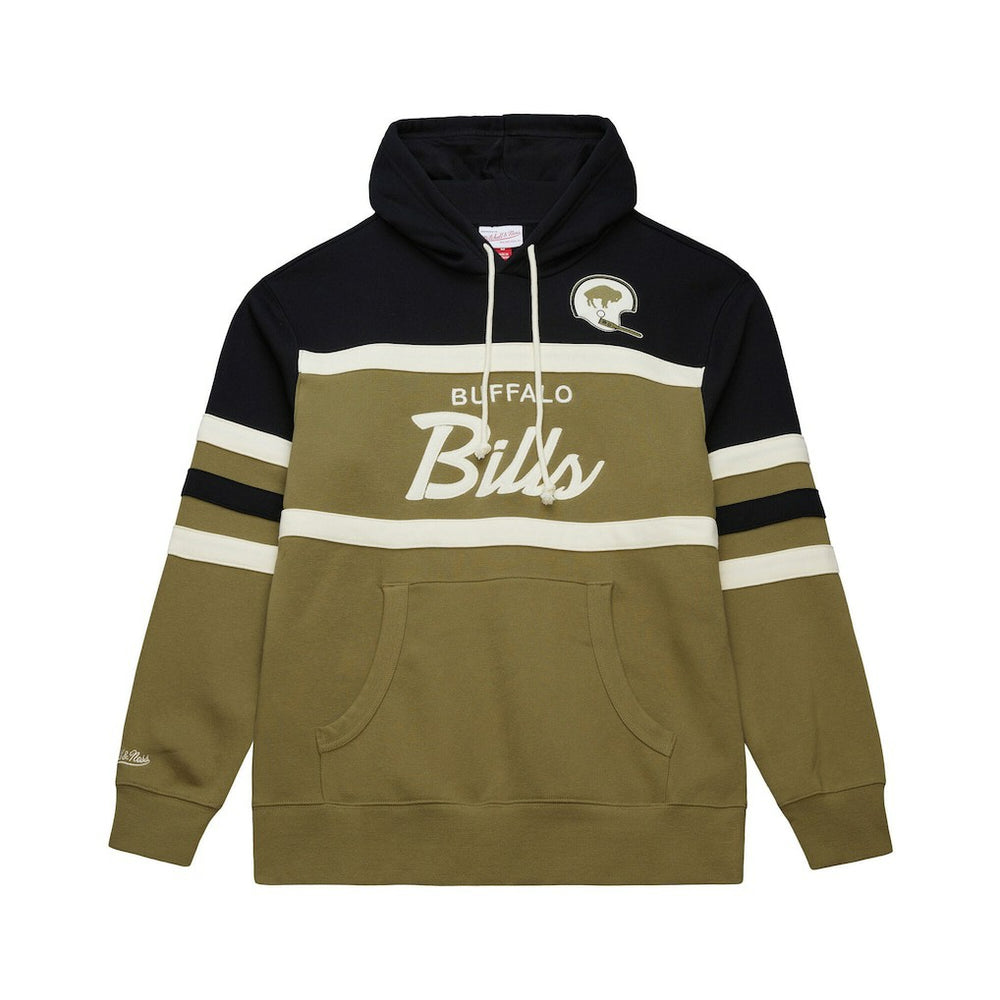 Buffalo Bills Vintage Logo Head Coach Hoodie Olive