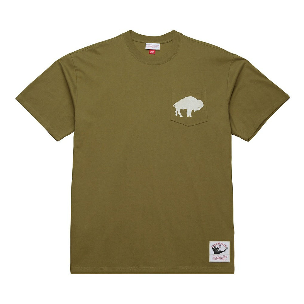 Buffalo Bills Vintage Logo Premium T-Shirt Olive