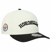 Pittsburgh Steelers New Era Upside Down 9FIFTY A-Frame Snapback Hat Cream
