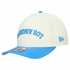 Los Angeles Chargers New Era Upside Down 9FIFTY A-Frame Snapback Hat Cream