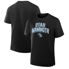 NHL Utah Mammoth Profile Male Adult Big & Tall Short Sleeve T-Shirt - Black
