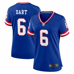 NFL Jaxson Dart New York Giants Women's Alternate 2 Classic Game Jersey - Royal