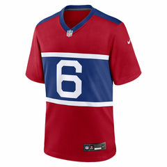 NFL Jaxson Dart New York Giants Alternate Century Red Game Jersey - Red