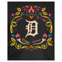 Detroit Tigers New Era Youth Día de los Muertos T-Shirt - Black T-shirts