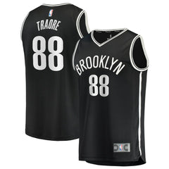 NBA Nolan Traor¨¦ Brooklyn Nets Fast Break Replica Jersey - Black - Icon Edition