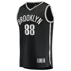 NBA Nolan Traor¨¦ Brooklyn Nets Fast Break Replica Jersey - Black - Icon Edition