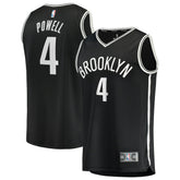 NBA Drake Powell Brooklyn Nets Fast Break Replica Jersey - Black - Icon Edition