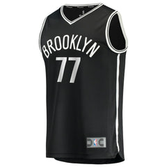 NBA Ben Saraf Brooklyn Nets Youth Fast Break Replica Jersey - Black - Icon Edition