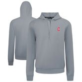 Cleveland Guardians Levelwear Technic Insignia Quarter-Zip Hoodie - Gray Hoodies