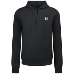 Detroit Tigers Levelwear Technic Insignia Quarter-Zip Hoodie - Black Hoodies