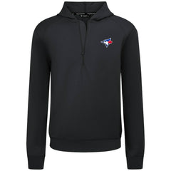 Toronto Blue Jays Levelwear Technic Insignia Quarter-Zip Hoodie - Black Hoodies