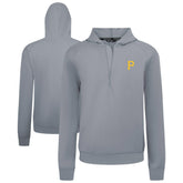 Pittsburgh Pirates Levelwear Technic Insignia Quarter-Zip Hoodie - Gray Hoodies