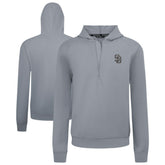 San Diego Padres Levelwear Technic Insignia Quarter-Zip Hoodie - Gray Hoodies
