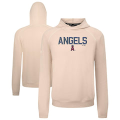 Los Angeles Angels Levelwear Mandate Carve Tri-Blend Hoodie - Khaki Hoodies