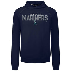 Seattle Mariners Levelwear Mandate Carve Tri-Blend Hoodie - Navy Hoodies