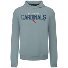 St. Louis Cardinals Levelwear Mandate Carve Tri-Blend Hoodie - Gray Hoodies