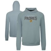 San Diego Padres Levelwear Mandate Carve Tri-Blend Hoodie - Gray Hoodies
