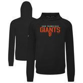 San Francisco Giants Levelwear Mandate Carve Tri-Blend Hoodie - Black Hoodies