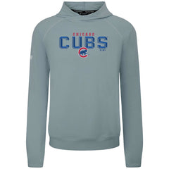 Chicago Cubs Levelwear Mandate Carve Tri-Blend Hoodie - Gray Hoodies