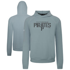 Pittsburgh Pirates Levelwear Mandate Carve Tri-Blend Hoodie - Gray Hoodies