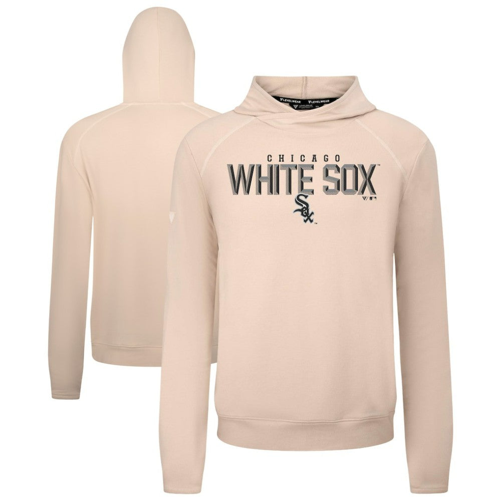 Chicago White Sox Levelwear Mandate Carve Tri-Blend Hoodie - Khaki Hoodies
