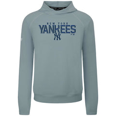 New York Yankees Levelwear Mandate Carve Tri-Blend Hoodie - Gray Hoodies