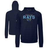 Tampa Bay Rays Levelwear Mandate Carve Tri-Blend Hoodie - Navy Hoodies