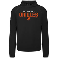 Baltimore Orioles Levelwear Mandate Carve Tri-Blend Hoodie - Black Hoodies