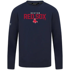 Boston Red Sox Levelwear Mandate Carve Tri-Blend Sweatshirt - Navy Sweatshirts