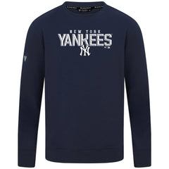 New York Yankees Levelwear Mandate Carve Tri-Blend Sweatshirt - Navy Sweatshirts