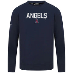 Los Angeles Angels Levelwear Mandate Carve Tri-Blend Sweatshirt - Navy Sweatshirts