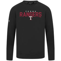 Texas Rangers Levelwear Mandate Carve Tri-Blend Sweatshirt - Black Sweatshirts