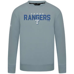 Texas Rangers Levelwear Mandate Carve Tri-Blend Sweatshirt - Gray Sweatshirts