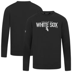 Chicago White Sox Levelwear Mandate Carve Tri-Blend Sweatshirt - Black Sweatshirts
