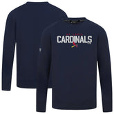 St. Louis Cardinals Levelwear Mandate Carve Tri-Blend Sweatshirt - Navy Sweatshirts