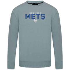 New York Mets Levelwear Mandate Carve Tri-Blend Sweatshirt - Gray Sweatshirts