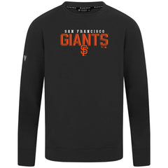 San Francisco Giants Levelwear Mandate Carve Tri-Blend Sweatshirt - Black Sweatshirts
